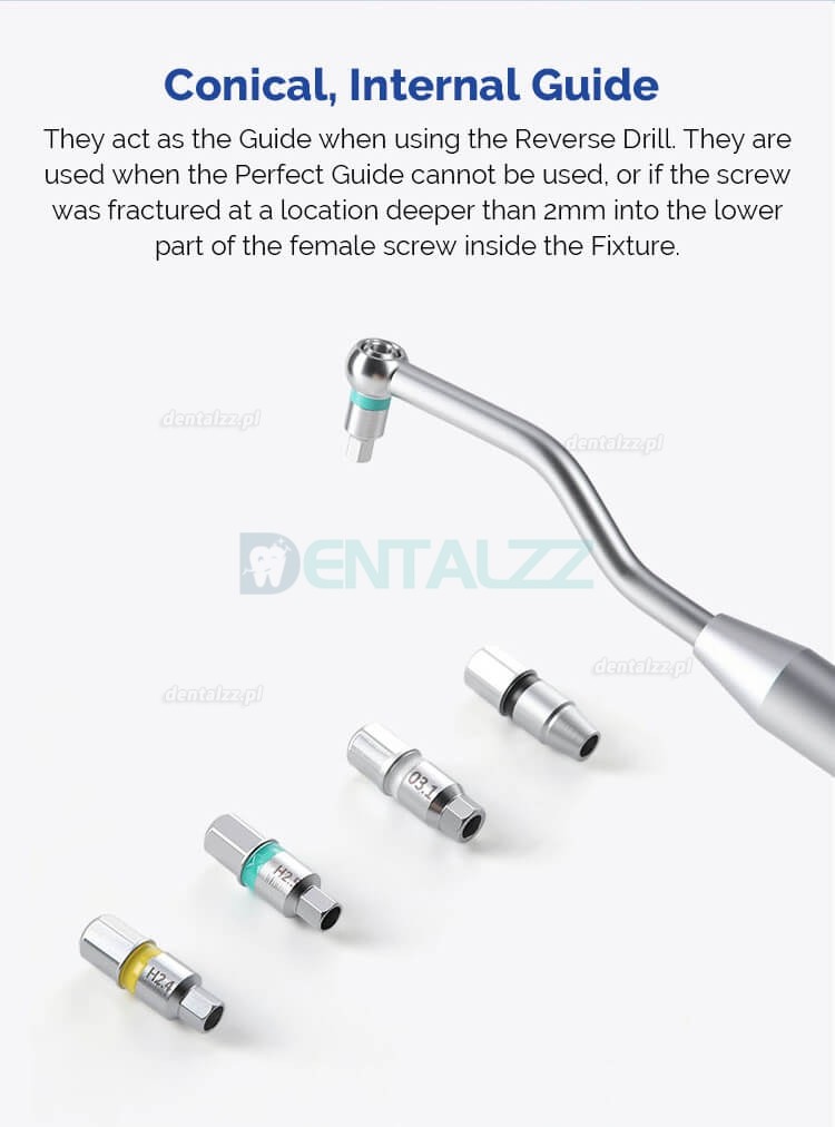 Uniwersalny Zestaw do Usuwania Śrub Implantologicznych Ekstraktor Śrub